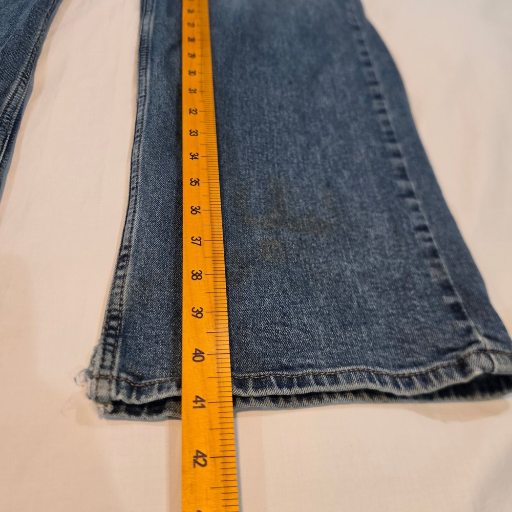 Levi's 541 Athletic Taper Jeans Mens 40x32 Blue Fair Stained Frayed 58985-0041